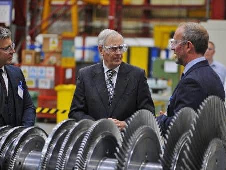 The Duke of Gloucester at Peter Brotherhood.