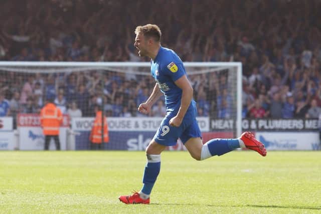 Matt scored in the first minute of his Posh debut against Bristol Rovers in the first game of last season