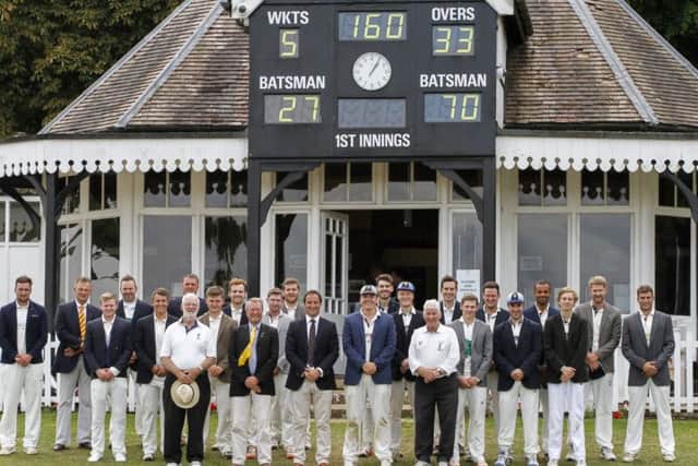 The beautiful Burghley Park pavilion/