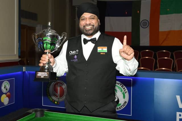 World Masters pool champion Steve Singh. Photo: Martin Peach Photography. All rights reserved.