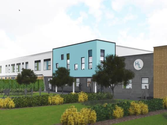 An artists impression of the new school