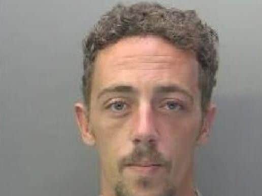 Roy Barnard, 30,of Fowlers Crescent, Lowestoft, Suffolk, fired a stun gun designed to resemble a torch on Mountsteven Avenue in Peterborough. Jailed for 25 months.