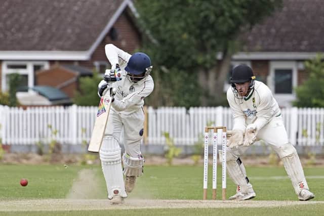 Saranga Rajaguru struck an unbeaten century for March Town against Histon. Photo: Pat Ringham.