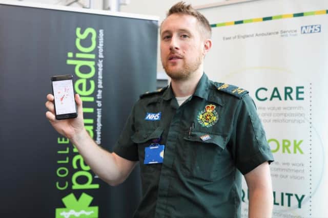 Anthony Brett, safety and risk lead at EEAST with the GoodSAM App