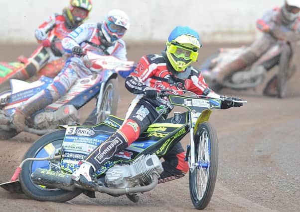 Paul Starke rides for Panthers against Ipswich.