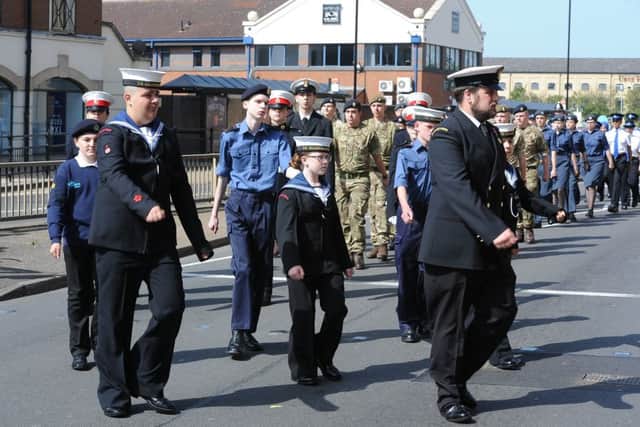 Armed Forces Day parade and inspection at the City Centre EMN-190629-232312009