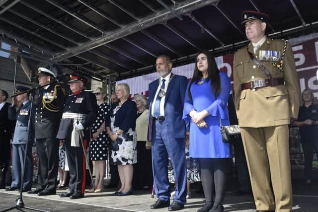 Armed Forces Day parade and inspection at the City Centre EMN-190629-232356009