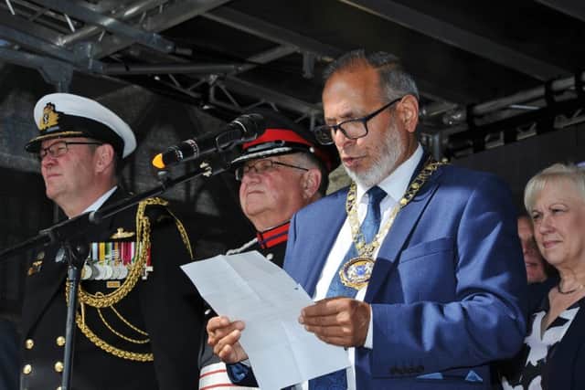 Armed Forces Day parade and inspection at the City Centre EMN-190629-232407009