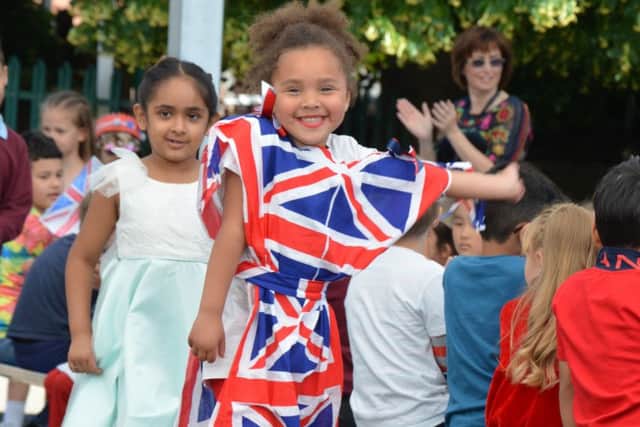 Fulbridge Academy's 70s -themed Silver Jubilee street party.