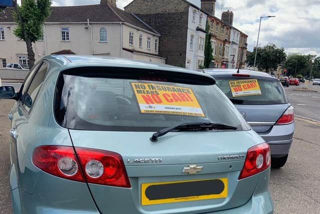 Driver reported and car seized