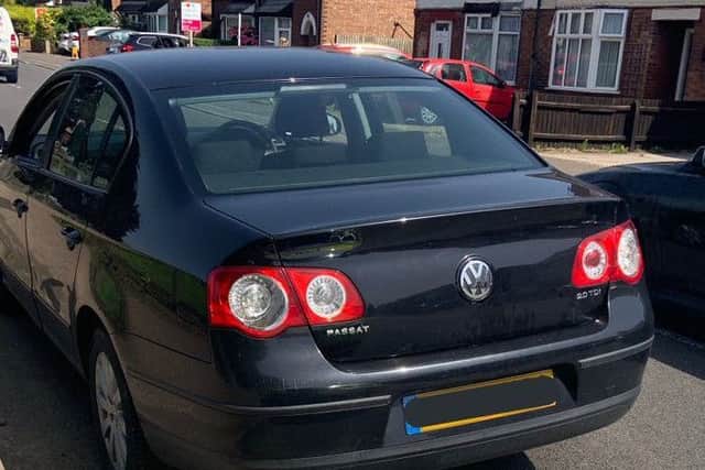 Driver reported and car seized