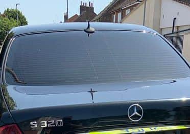 Driver reported and vehicle seized