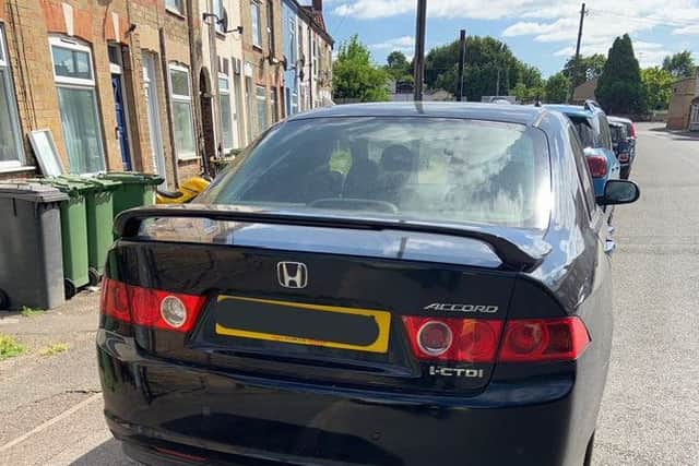 Driver reported and vehicle seized