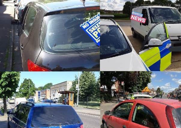Vehicles seized in Peterborough by the BCH Road Policing Unit