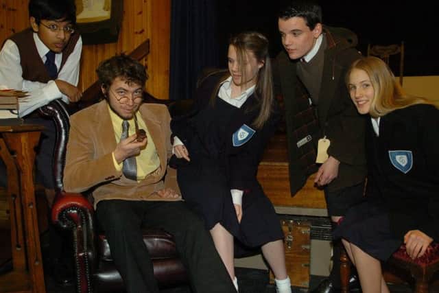 Himesh in rehearsal for The Lion, The Witch and The Wardrobe at Prince William School, Oundle. in 2006