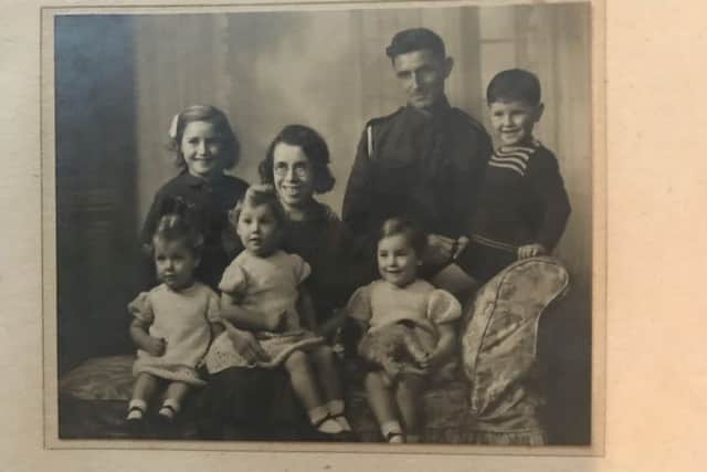 An old photo of the family