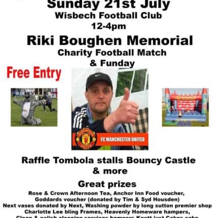The poster for the fundraiser
