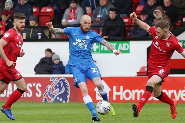 Posh star Marcus Maddison should be fit for the start of the new season.