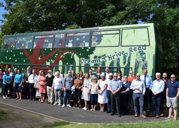 The Baston Library Bus launch
