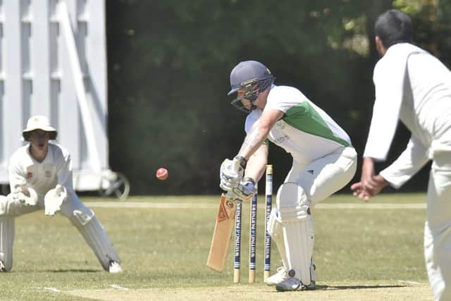 Cricket action from Castor.