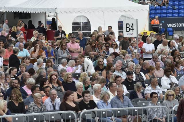 Tom Jones concert at the Weston Homes Stadium, London Road. EMN-191107-225143009