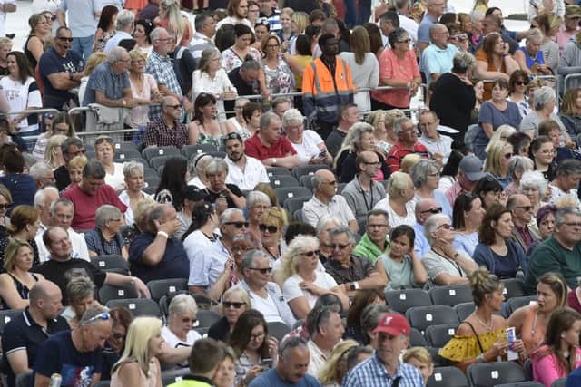 Tom Jones concert at the Weston Homes Stadium, London Road. EMN-191107-225109009