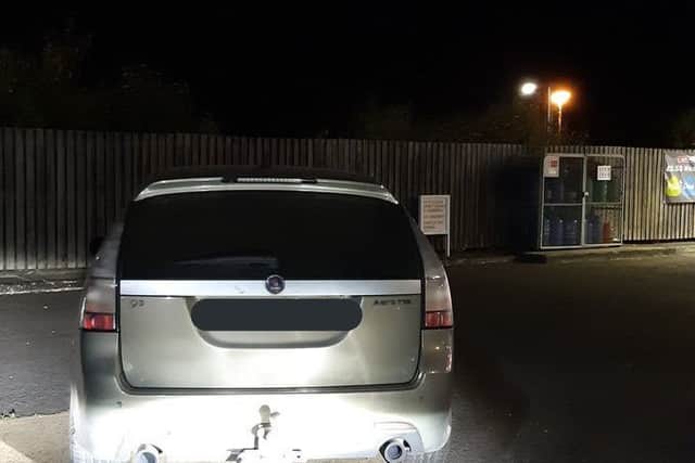 Driver reported and car seized