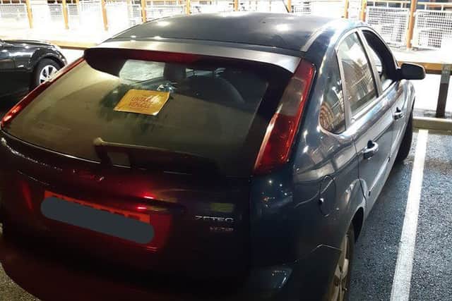 Car seized