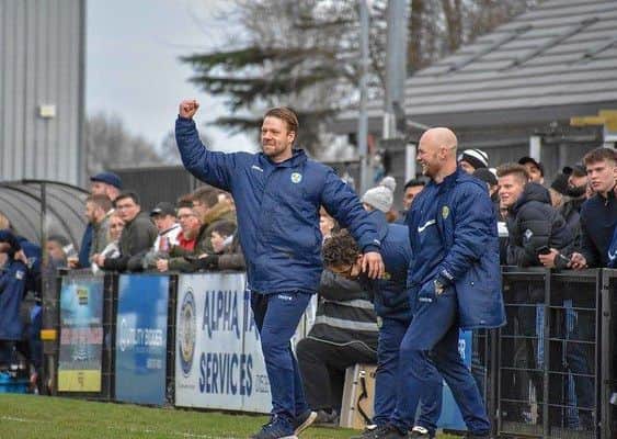 Peterborough Sports manager Jimmy Dean.