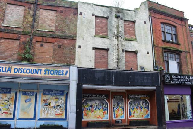 The building which is to be partially demolished