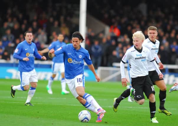 George Boyd in action for Posh.
