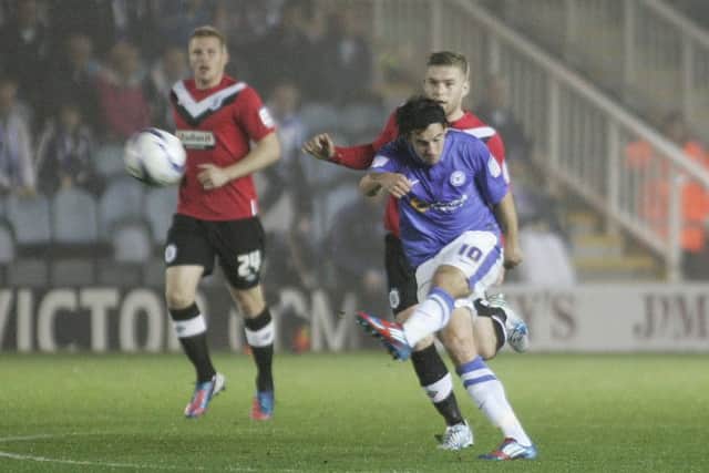 George Boyd in action for Posh.