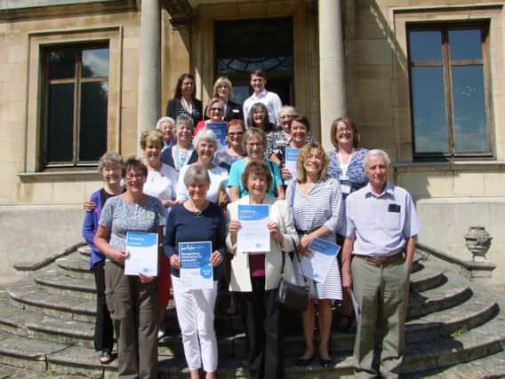 The hospice's volunteers who were recognised for their dedication