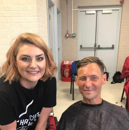 A hair cut on the opening day