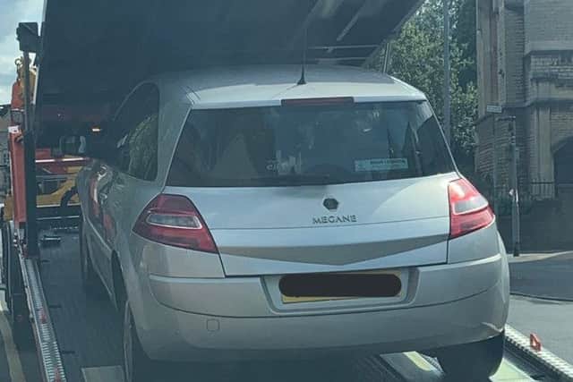 Driver said they were on their way to get insurance