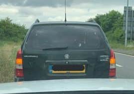 Driver reported and vehicle seized