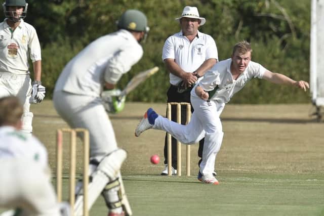 Castor seamer Stuart Dockerill.