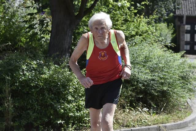 Mick Russell of Orton Golday octogenarian runner. EMN-190722-194343009