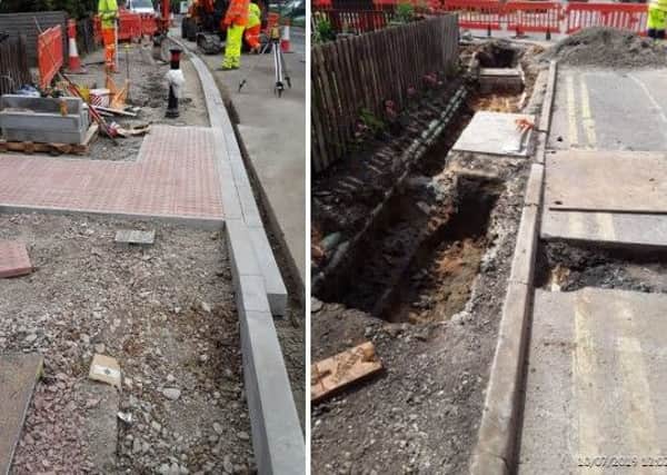 Ongoing works at Celta Road. Photo: Peterborough City Council