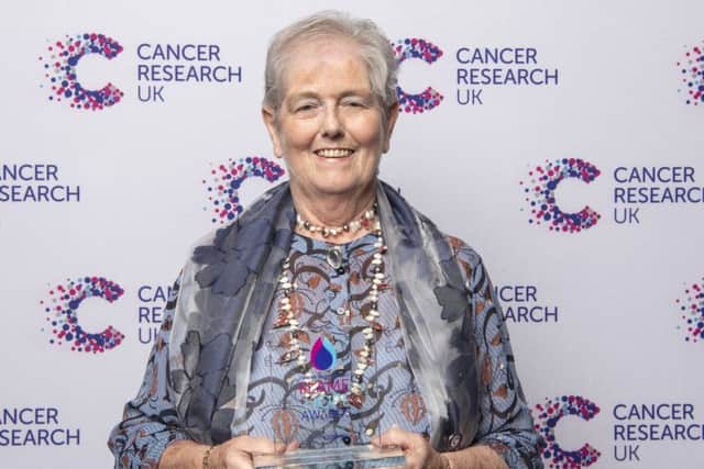 Annette Beeton at Cancer Research UK's Flame of Hope awards 2019