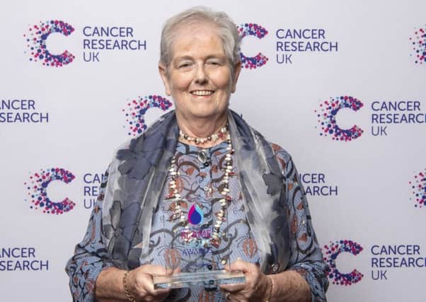 Annette Beeton at Cancer Research UK's Flame of Hope awards 2019