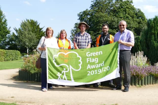 Itter Park celebrates its Green Flag award
