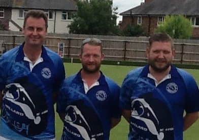 Parkway trio, from left, Paul Dalliday, Tristan Morton and Simon Law were all part of the Centenary Trophy success.