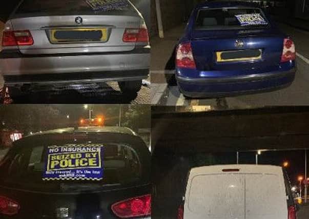 Vehicles seized by the BCH Road Policing Unit