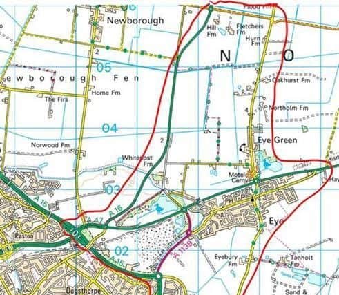 The area covered by the second dispersal order
