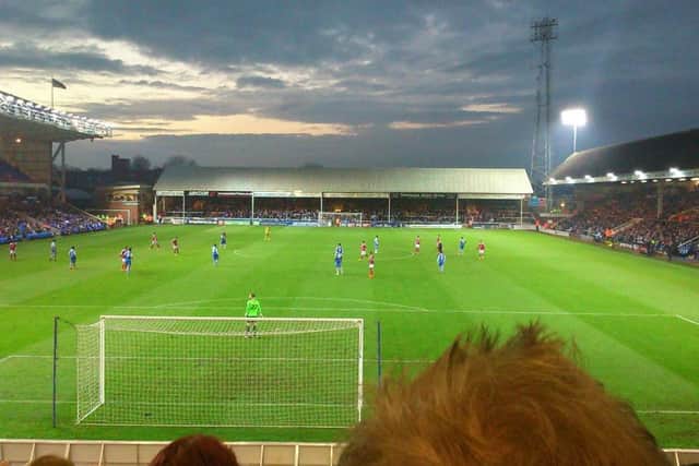 The Weston Homes Stadium.