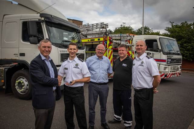 The handover of the truck