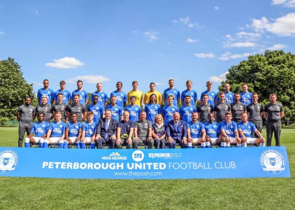 The Peterborough squad photo for the 2019/20 season
