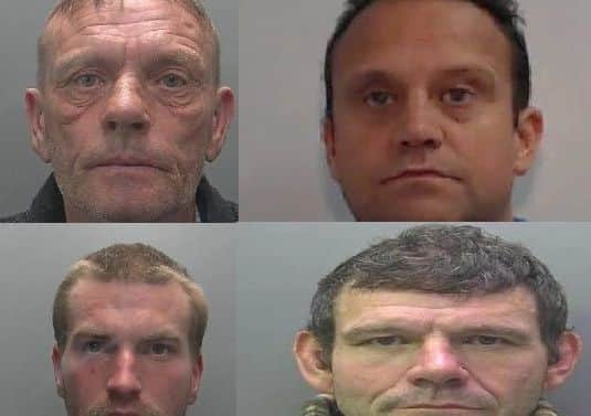 Criminals jailed in July