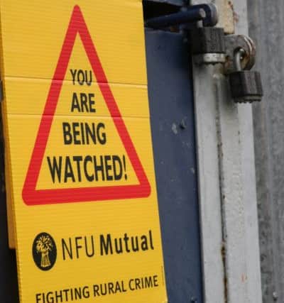 CCTV has become a favoured technique by farmers to deter criminals